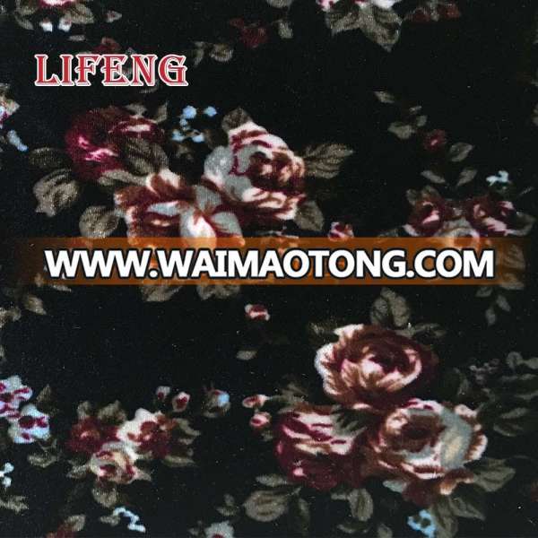 polyester spandex crushed velvet velour furniture upholstery fabric for sofa